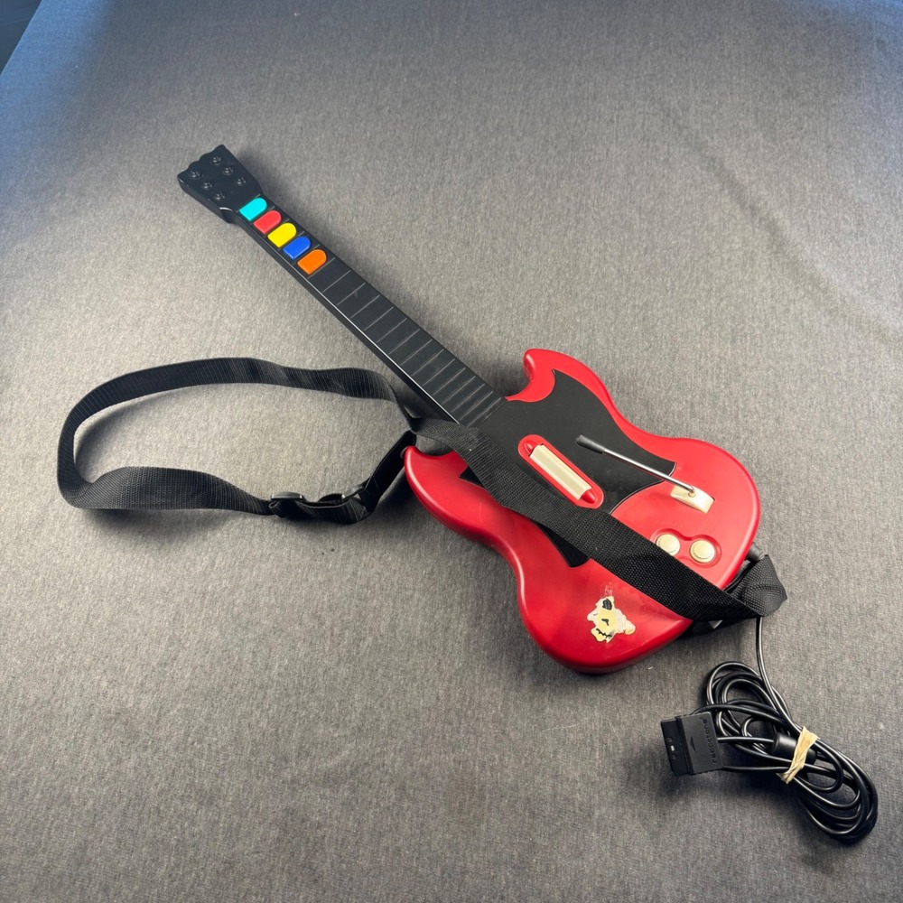 RedOctane Guitar Hero SG Wired Controller PS2 PlayStation 2 Red PSLG H